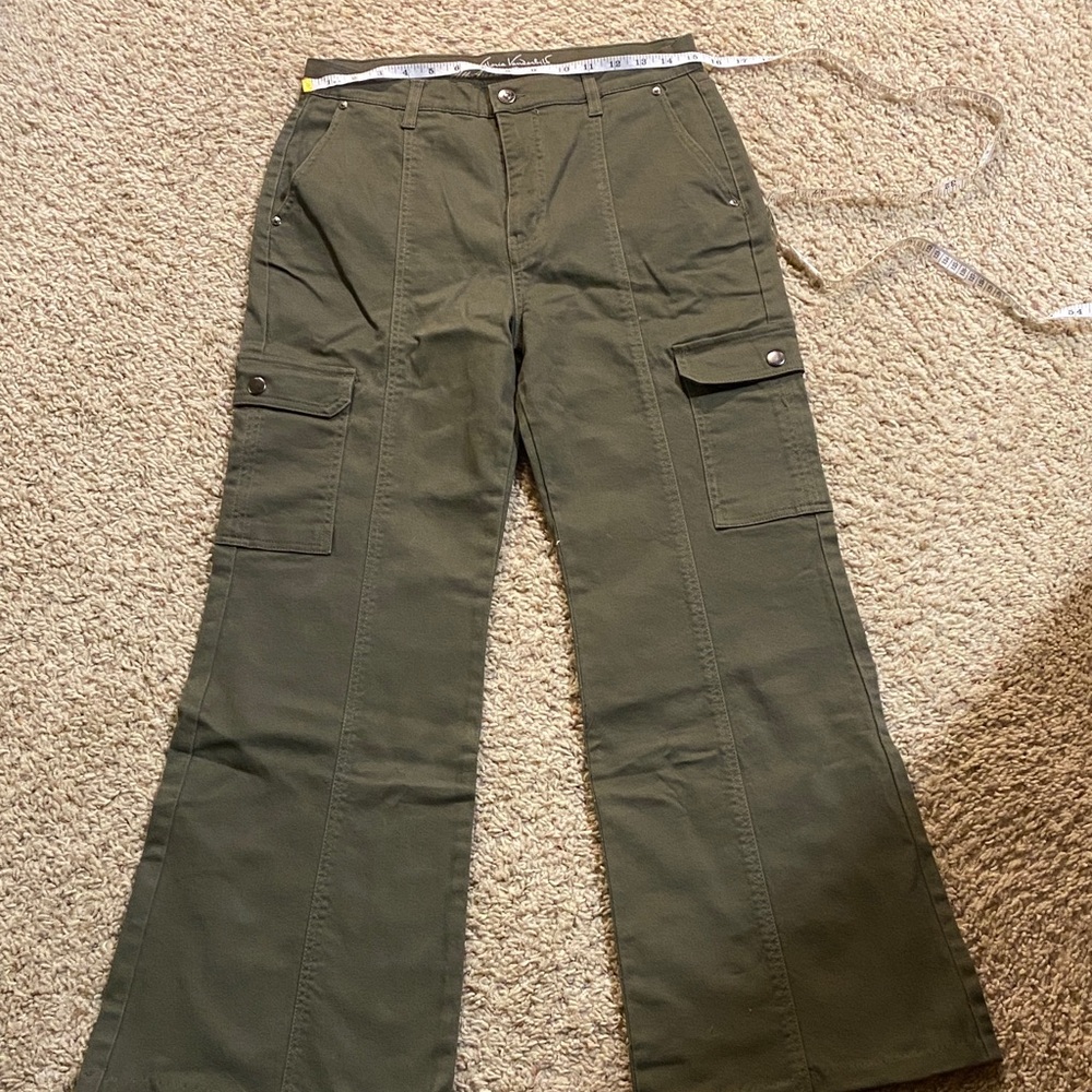 Gloria Vanderbilt Olive Flare & Wide Leg Jeans